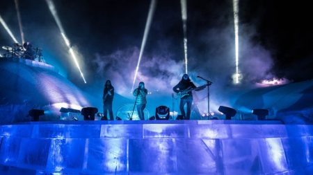 TesseracT play the Ice Cold Gig. A gigantic igloo, thought to b